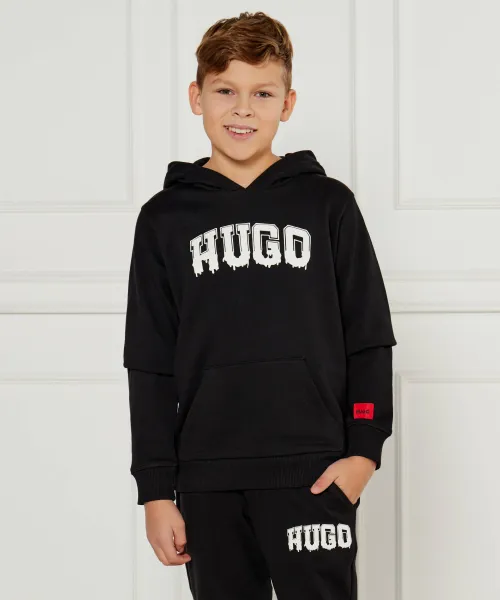

Толстовка Regular fit Hugo Kids, черный