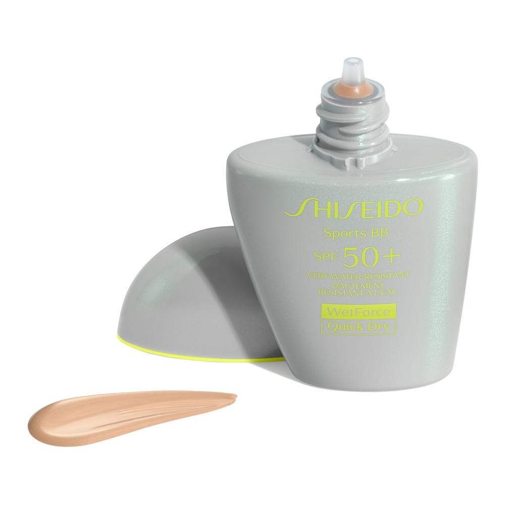 BB-крем sun care sports bb spf 50+ Shiseido, dark - dark, объем 30 мл — фото 2