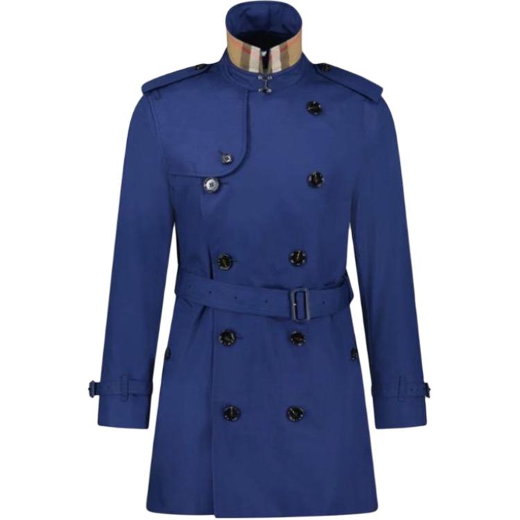 Пальто Burberry Мужское, Синее — фото 3