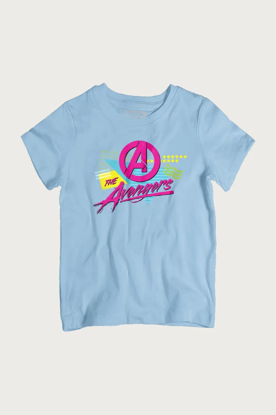 Футболка Marvel Avengers Retro Distressed 80s Style, светло-голубой — фото 2