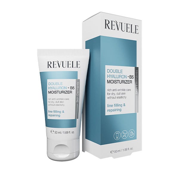 

Увлажняющий крем для лица REVUELE Double Hyaluron + B5