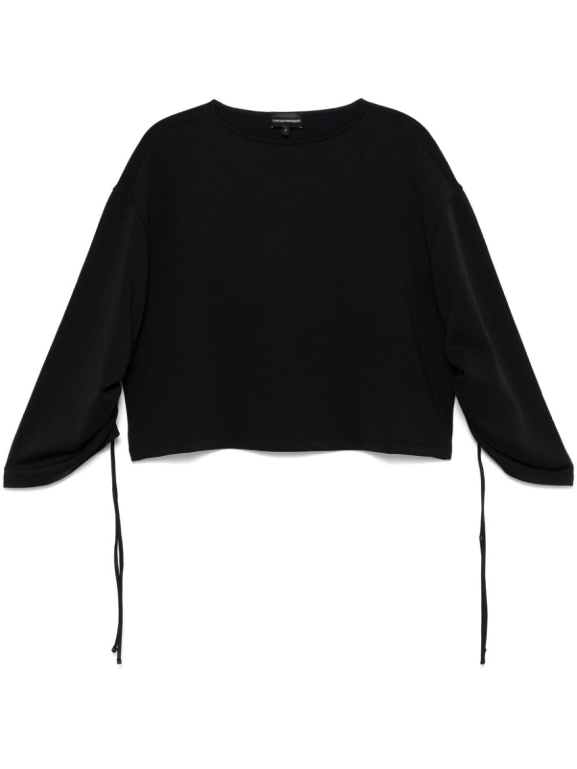 

Emporio Armani мягкая толстовка из джерси для подводного плавания, черный