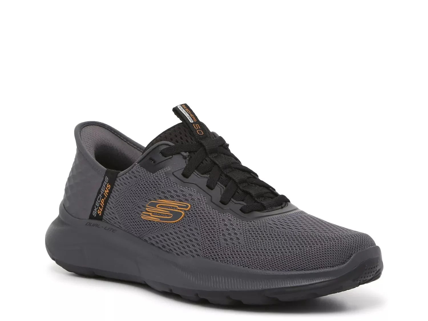

Кроссовки Skechers Hands Free: кроссовки Equalizer 5 — мужские, серые/оранжевые