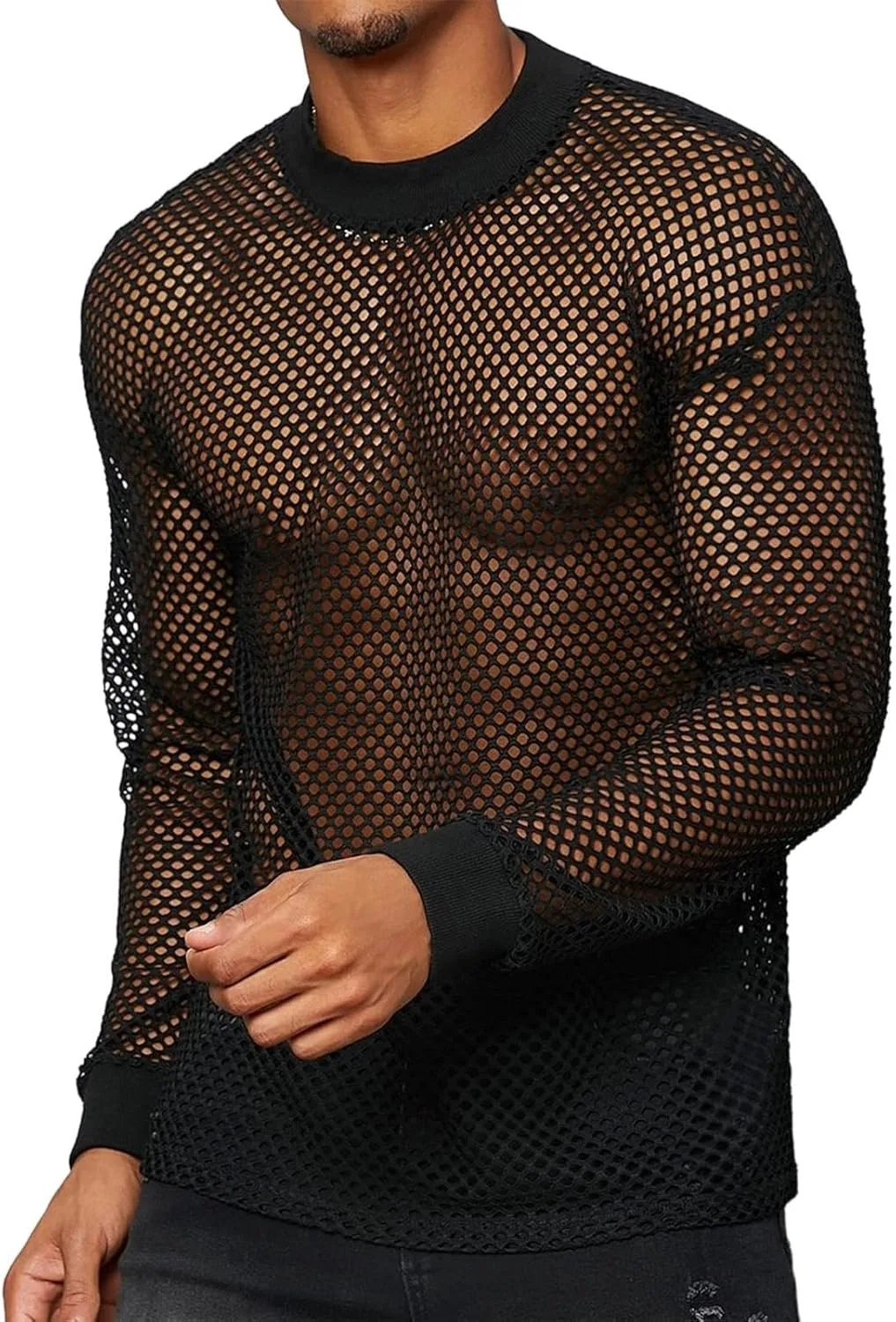 

Мужская футболка Mesh Shirt с длинным рукавом Guyuati