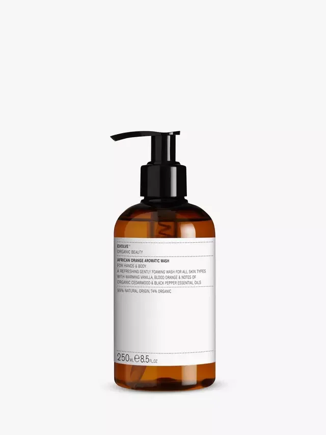 Ароматическое мыло для рук и тела с ароматом африканского апельсина, 500 мл Evolve Organic Beauty