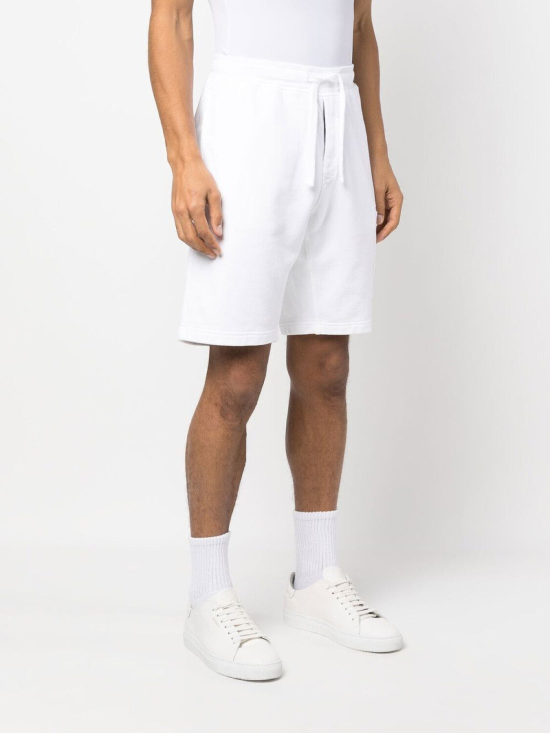 Шорты Stone Island Regular-fit with cargo pocket, белый — фото 3