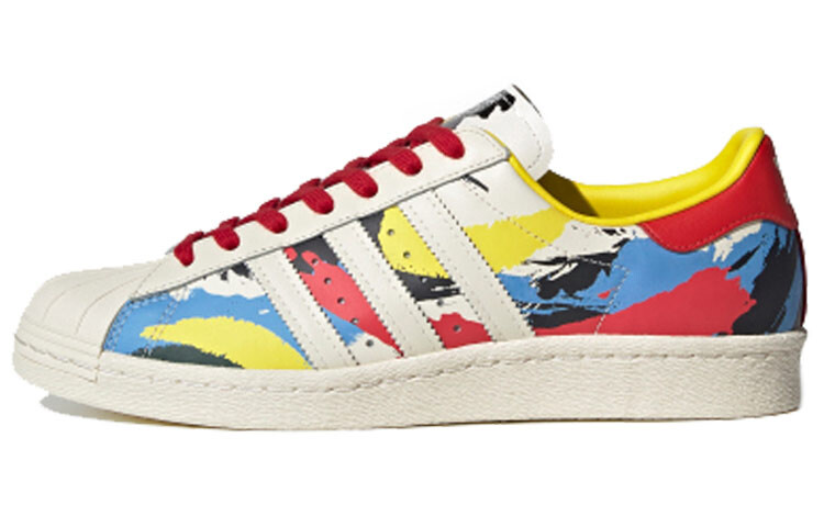 

Кроссовки Adidas Originals Originals Superstar80s Ac 'White Yellow Red'