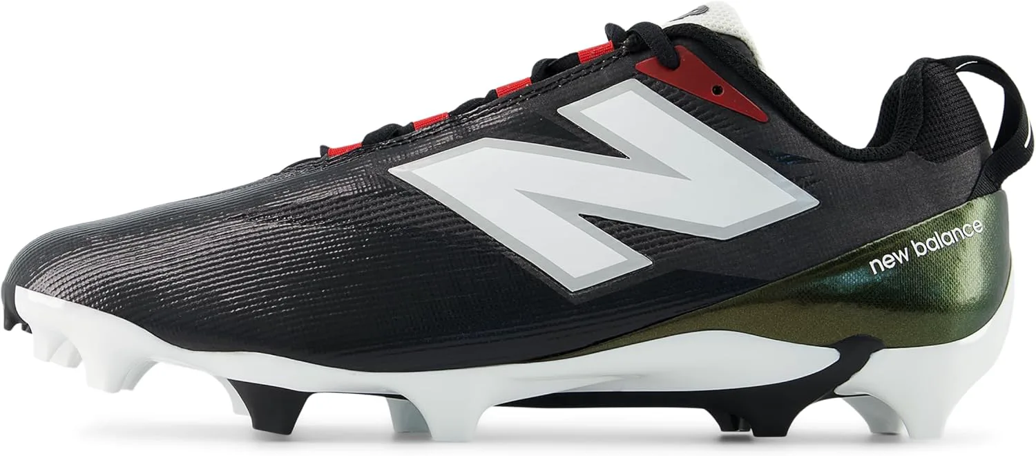 Кроссовки для мужчин New Balance Burnx5, черный/белый/красный — фото 2