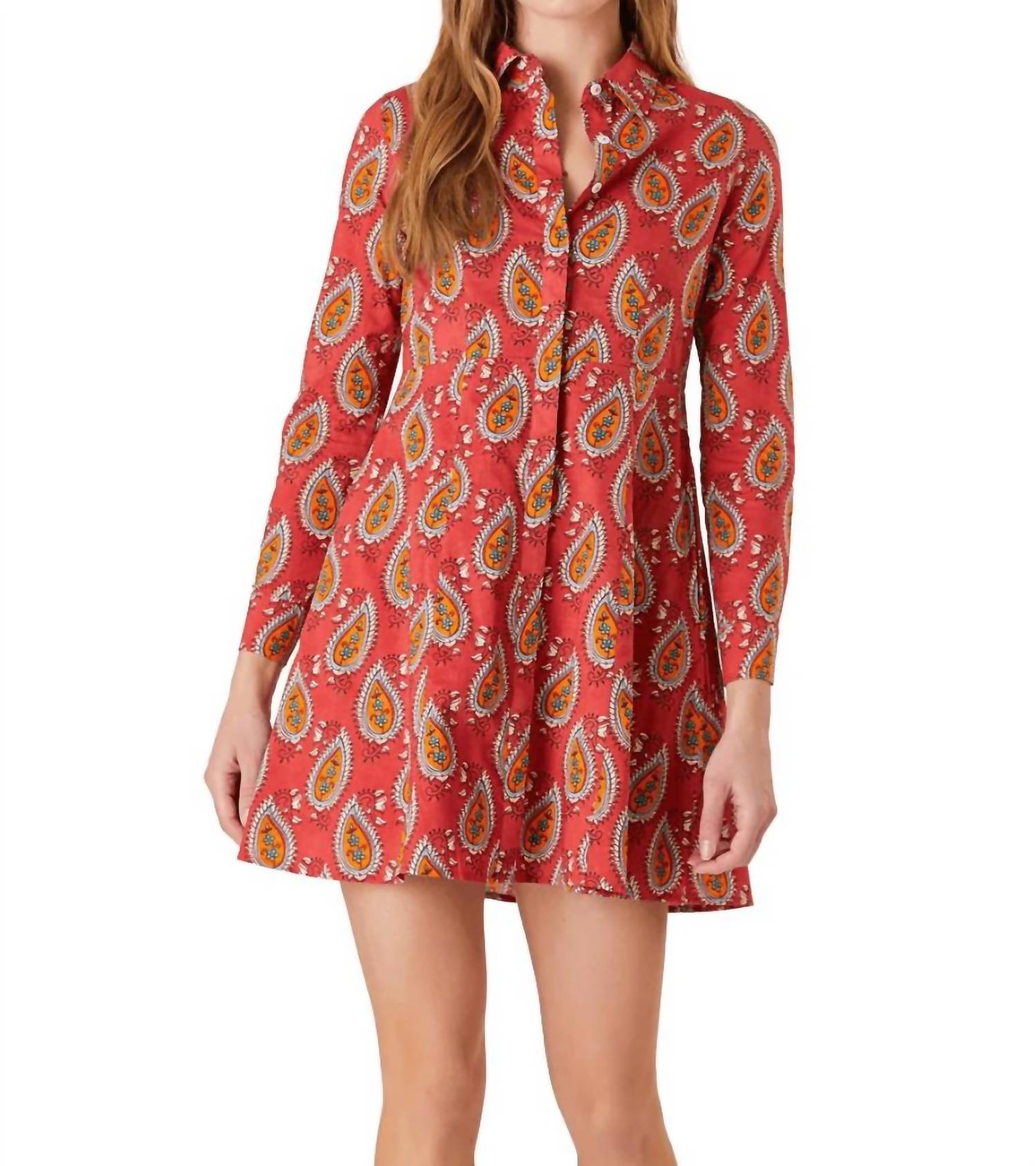 

Мини-платье Stadium с узором пейсли Livro, Paisley Drops