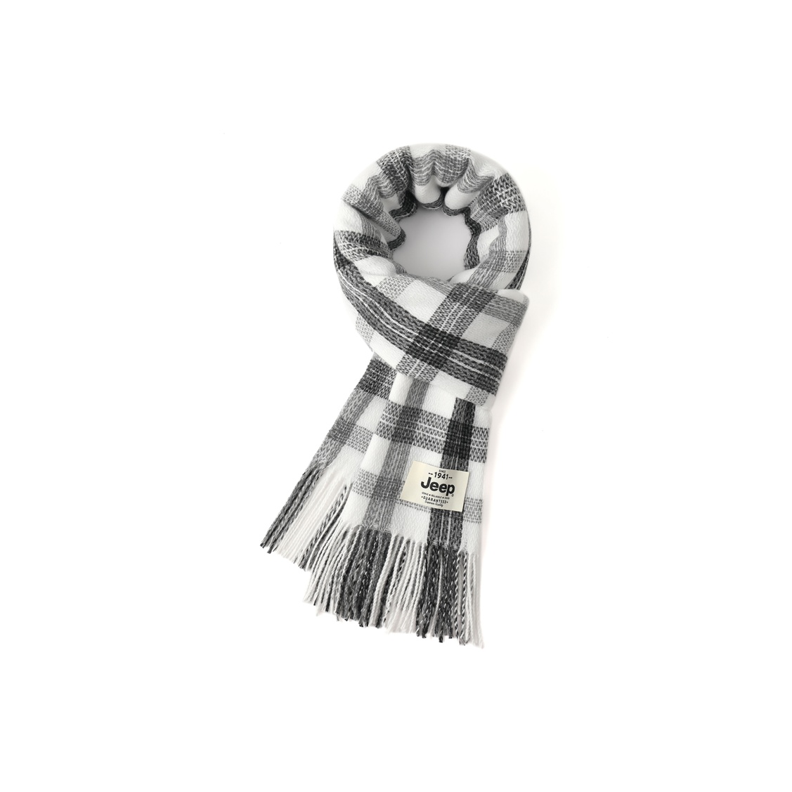 

Jeep Вязаный шарф унисекс, Black