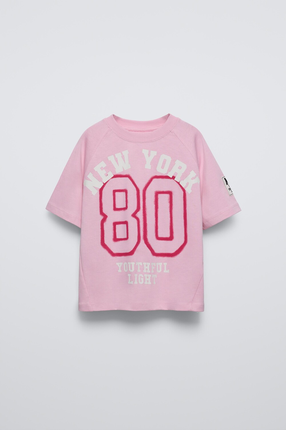 

Футболка Rugby Spray ZARA, розовый