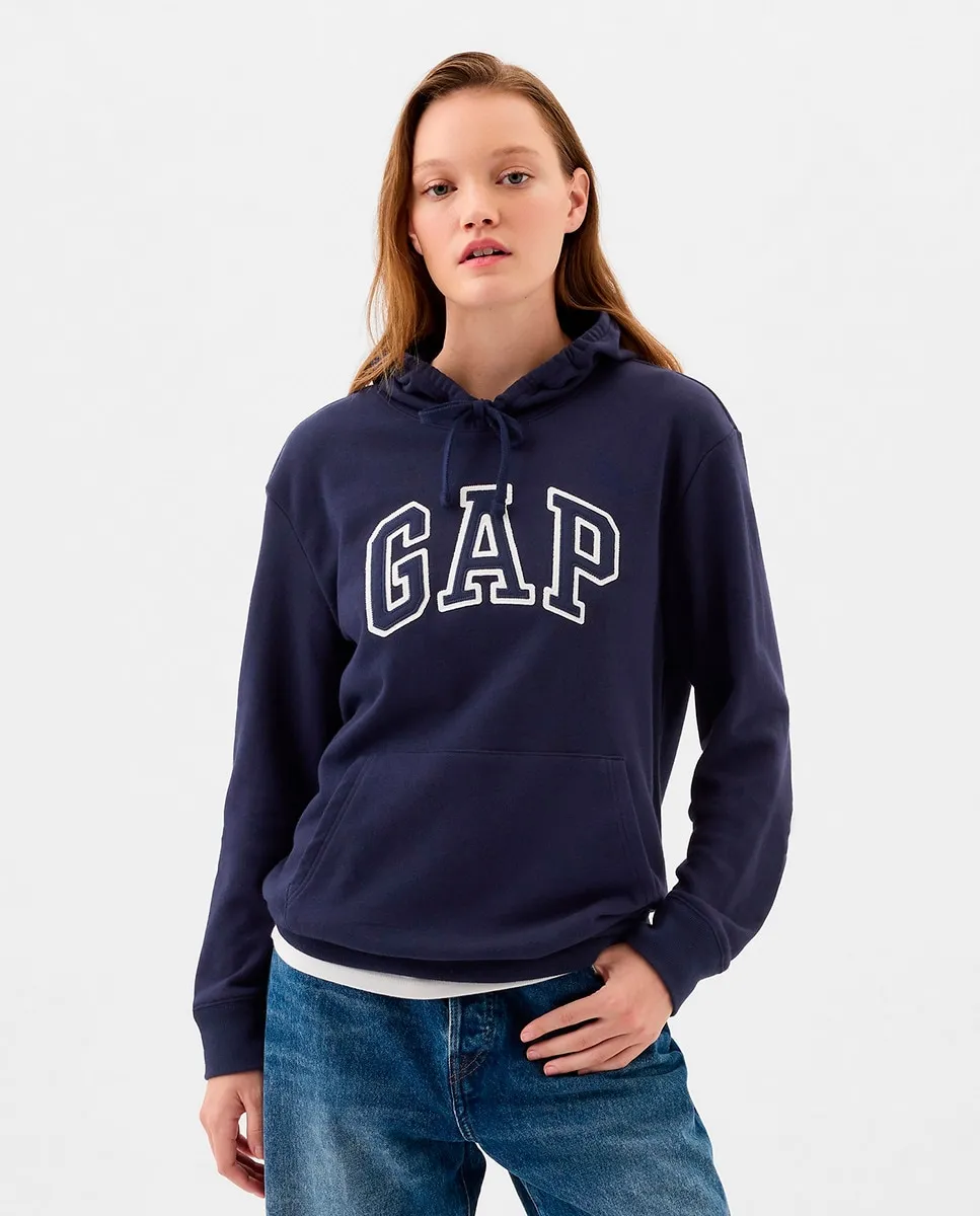 

Женская толстовка с капюшоном с логотипом GAP Gap, тёмно-синий