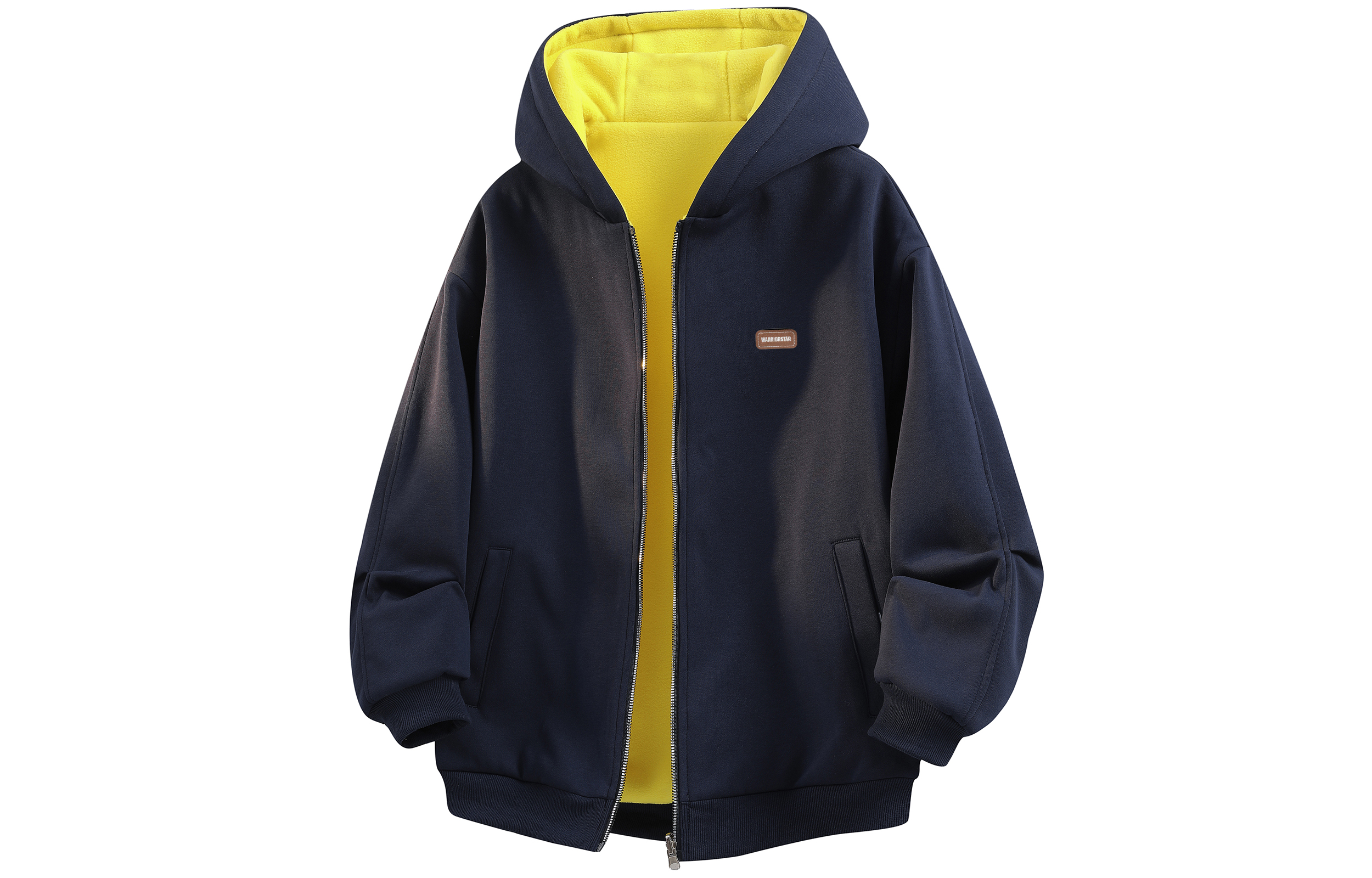 

Пуховик мужской и женский WARRIOR, темно-синий желтый[reversible]