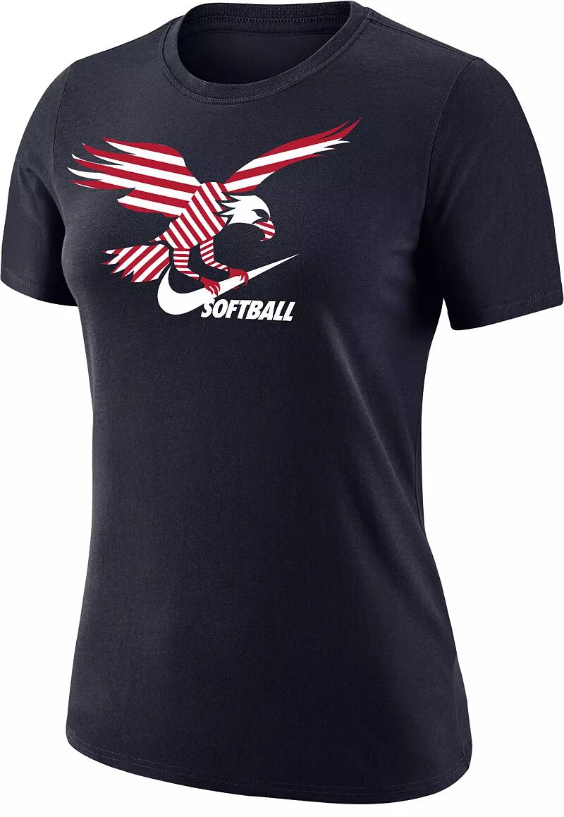 

Женская футболка для софтбола Nike American Eagle Swoosh