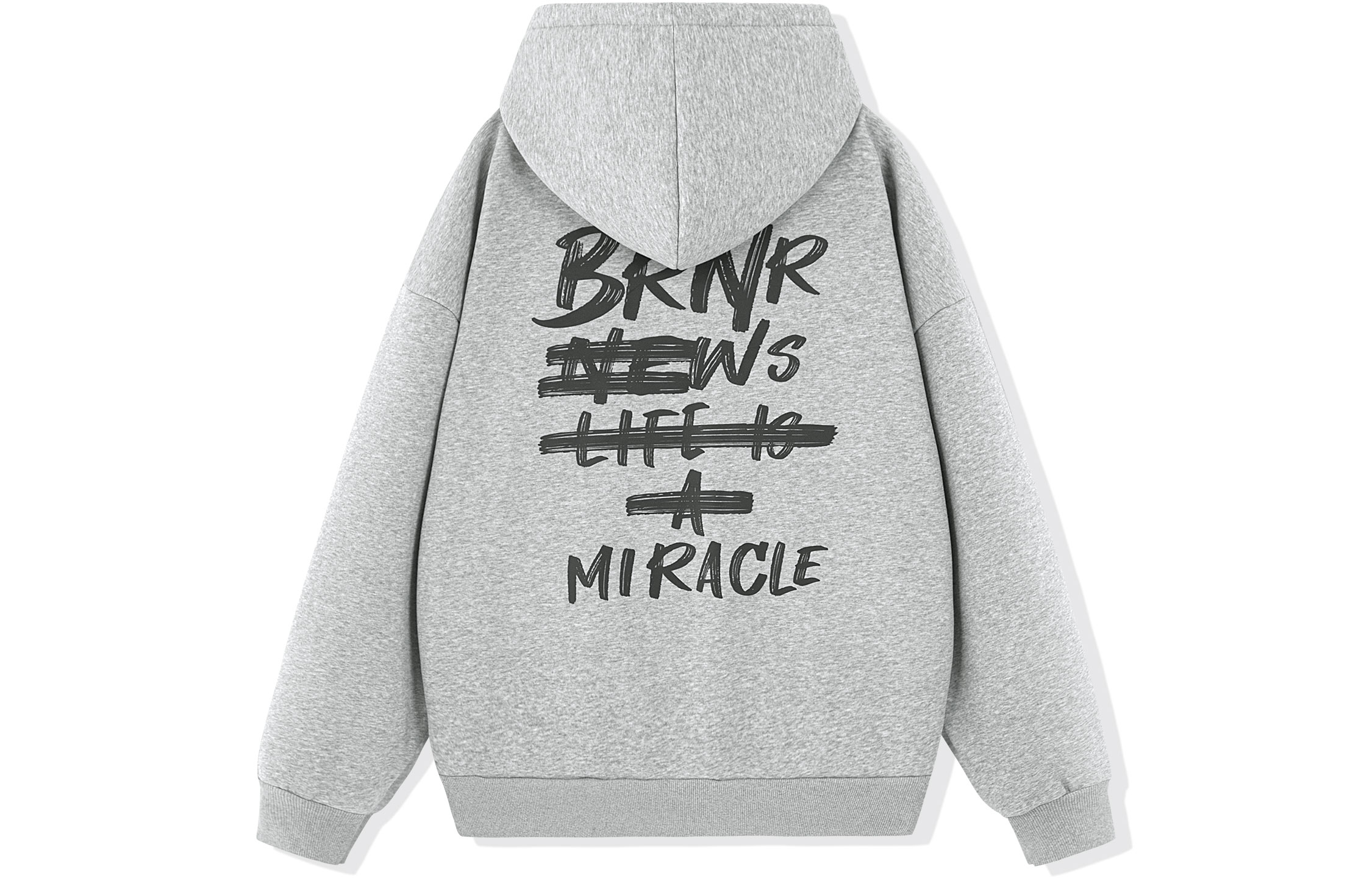 

Свитшот унисекс Heather Gray BRNR, Marine Blue