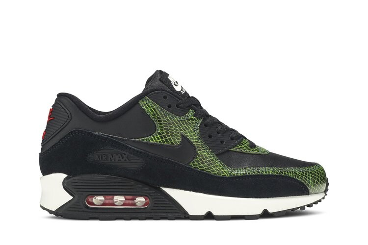 

Кроссовки Nike Air Max 90 'Green Python', зеленый
