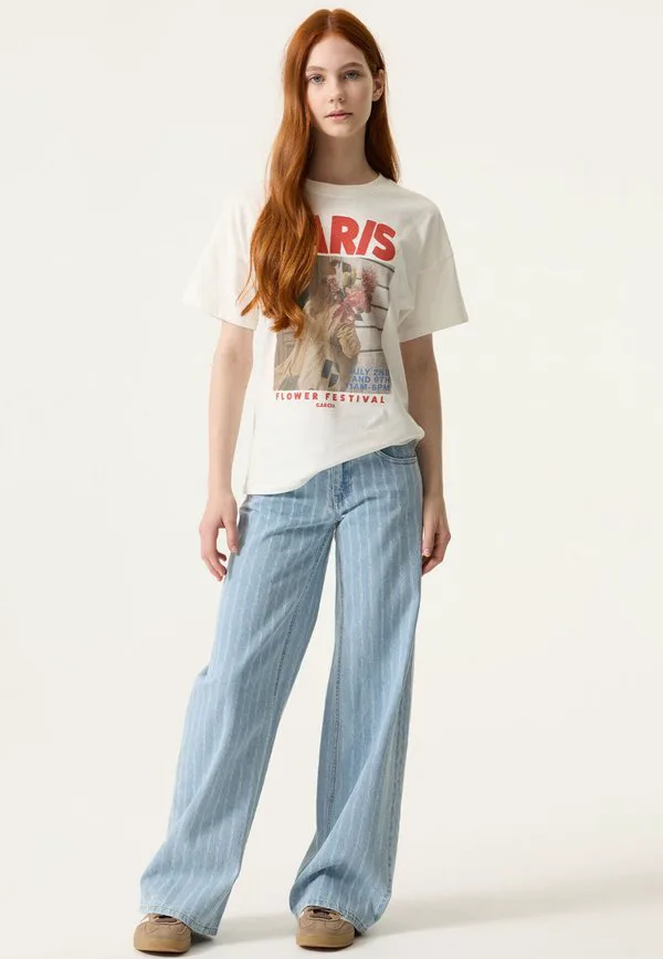 Футболка с принтом Garcia, Off White