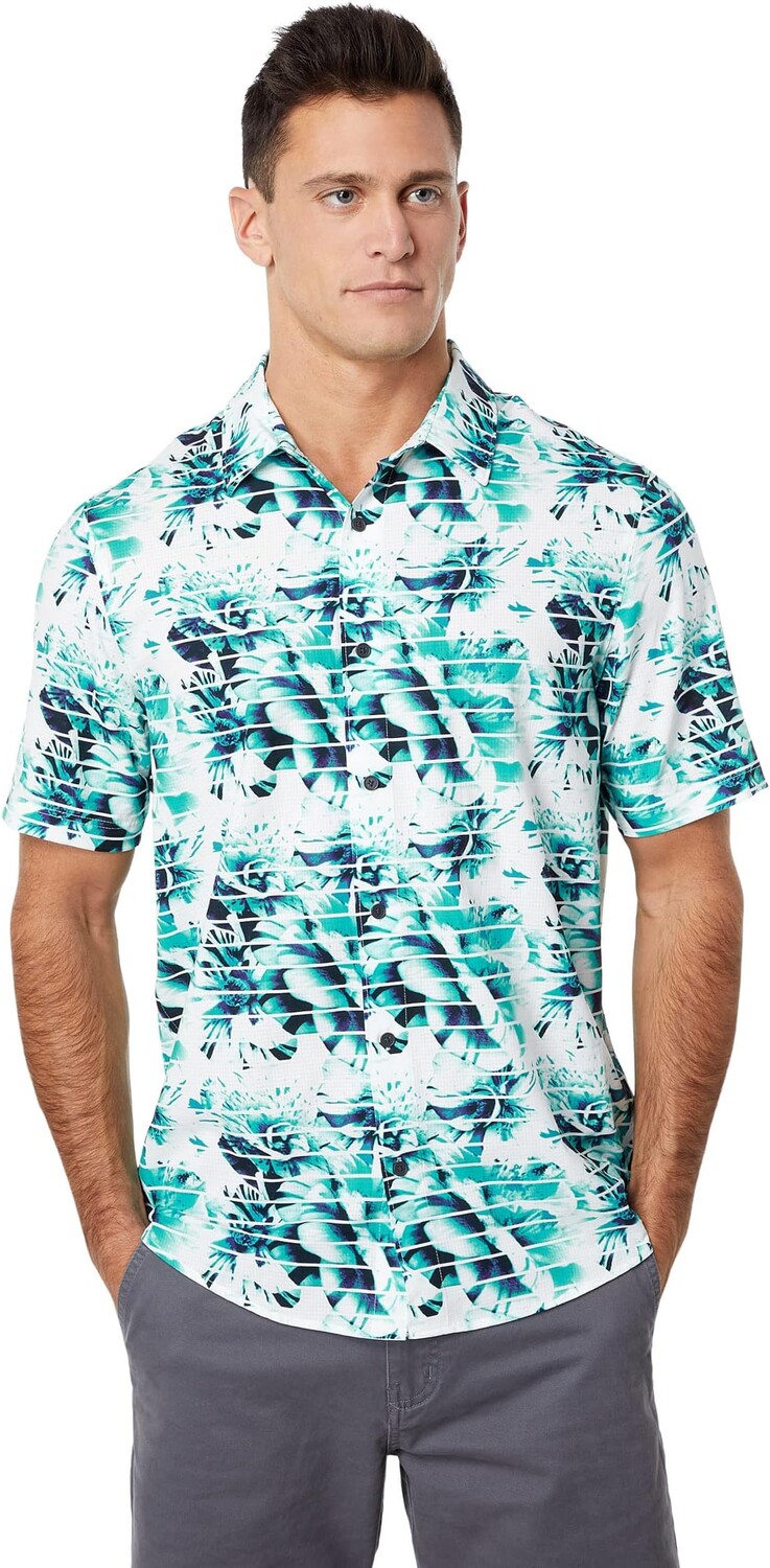 

Рубашка Oakley Everywhere Verve Short Sleeve Woven, цвет Floral Print Emerald