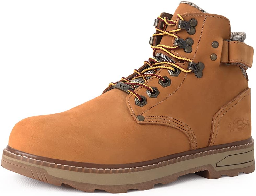 

Мужские туристические ботинки PY-FLRINGPIN, модные ботинки до щиколотки с шерстяной подкладкой, наружные противоскользящие водоотталкивающие ботинки Py- Flringpin, Wheat Nubuck