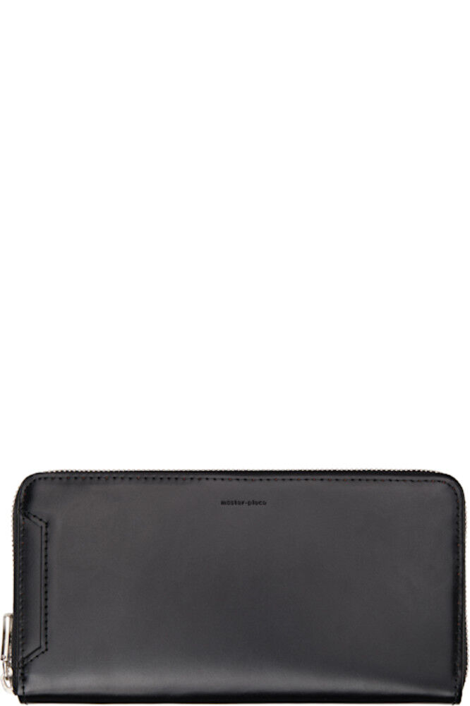 

Черный кошелек Notch Round Zip master-piece