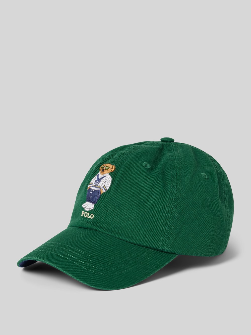 

Бейсболка с пришитой этикеткой Polo Ralph Lauren, темно-зеленый
