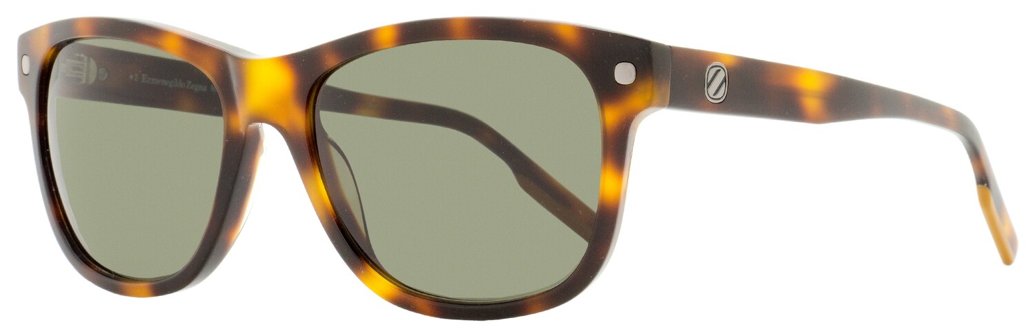 

Мужские прямоугольные солнцезащитные очки Zegna EZ0196 52N Dark Havana 56 мм