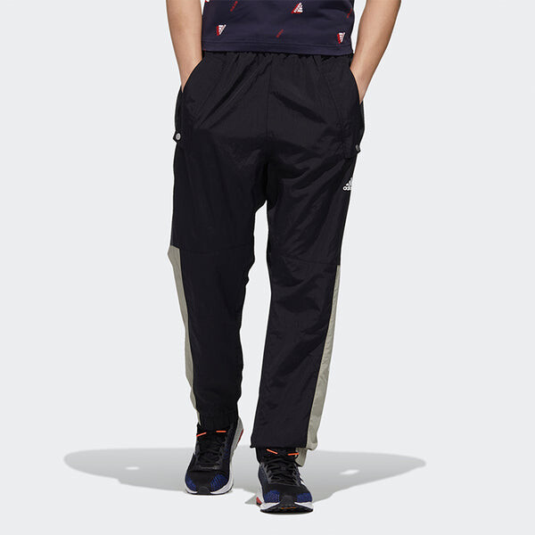 Спортивные штаны adidas M Mhs Wov Pnt Lacing Casual Sports Long Pants Black, черный — фото 3