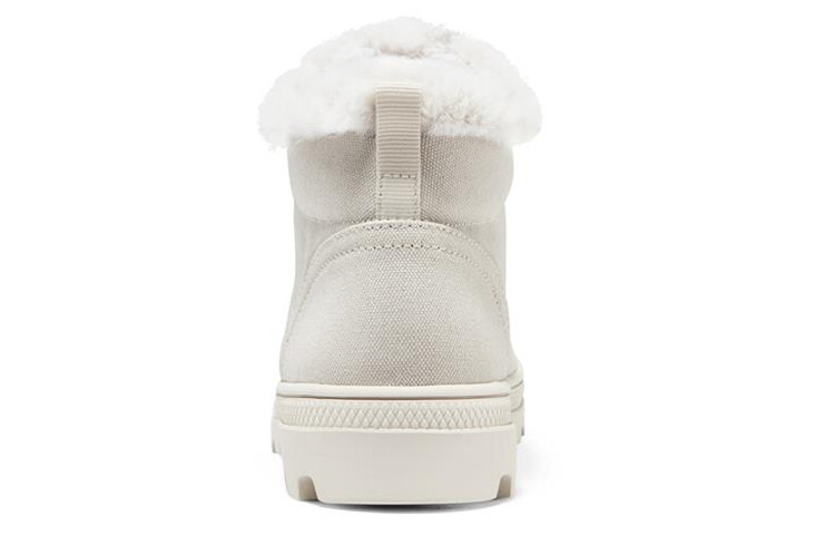 Женские ботинки Skechers Roadies Outdoor высокие с мехом, молочно-белый — фото 4