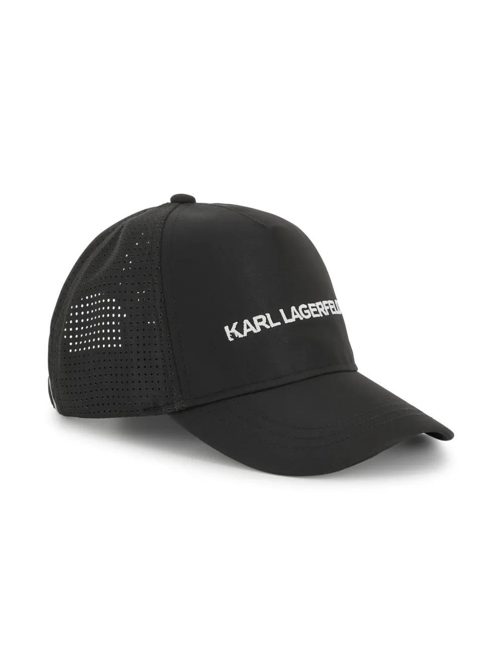 

Кепка с вышитым логотипом KARL LAGERFELD KIDS, черный