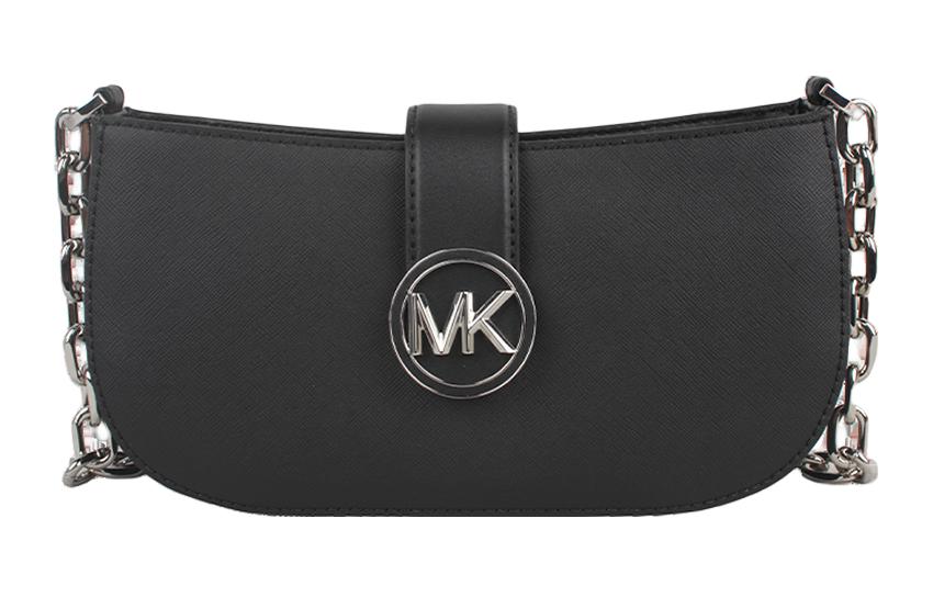 

MICHAEL KORS Сумка через плечо Carmen Cow из натуральной кожи для женщин черный