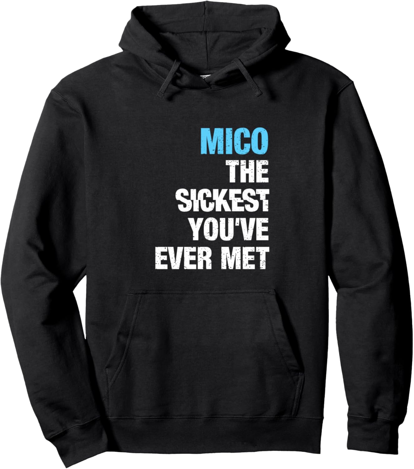 

Толстовка с надписью Mico The Sickest You Ever Met (Самый крутой, кого ты когда-либо встречал), черная Custom Gifts & Accessories For Men, Черный, Толстовка с надписью Mico The Sickest You Ever Met (Самый крутой, кого ты когда-либо встречал), черная Custo