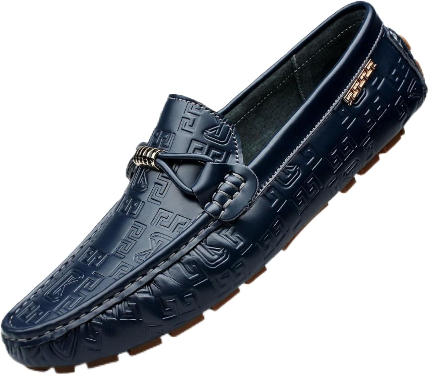 

Мужские лоферы из натуральной кожи на плоской подошве, повседневная обувь типа слипонов, легкие мягкие с круглым носком, дышащие и удобные мокасины для ежедневной прогулки, вождения и работы в офисе Netehadi, синий