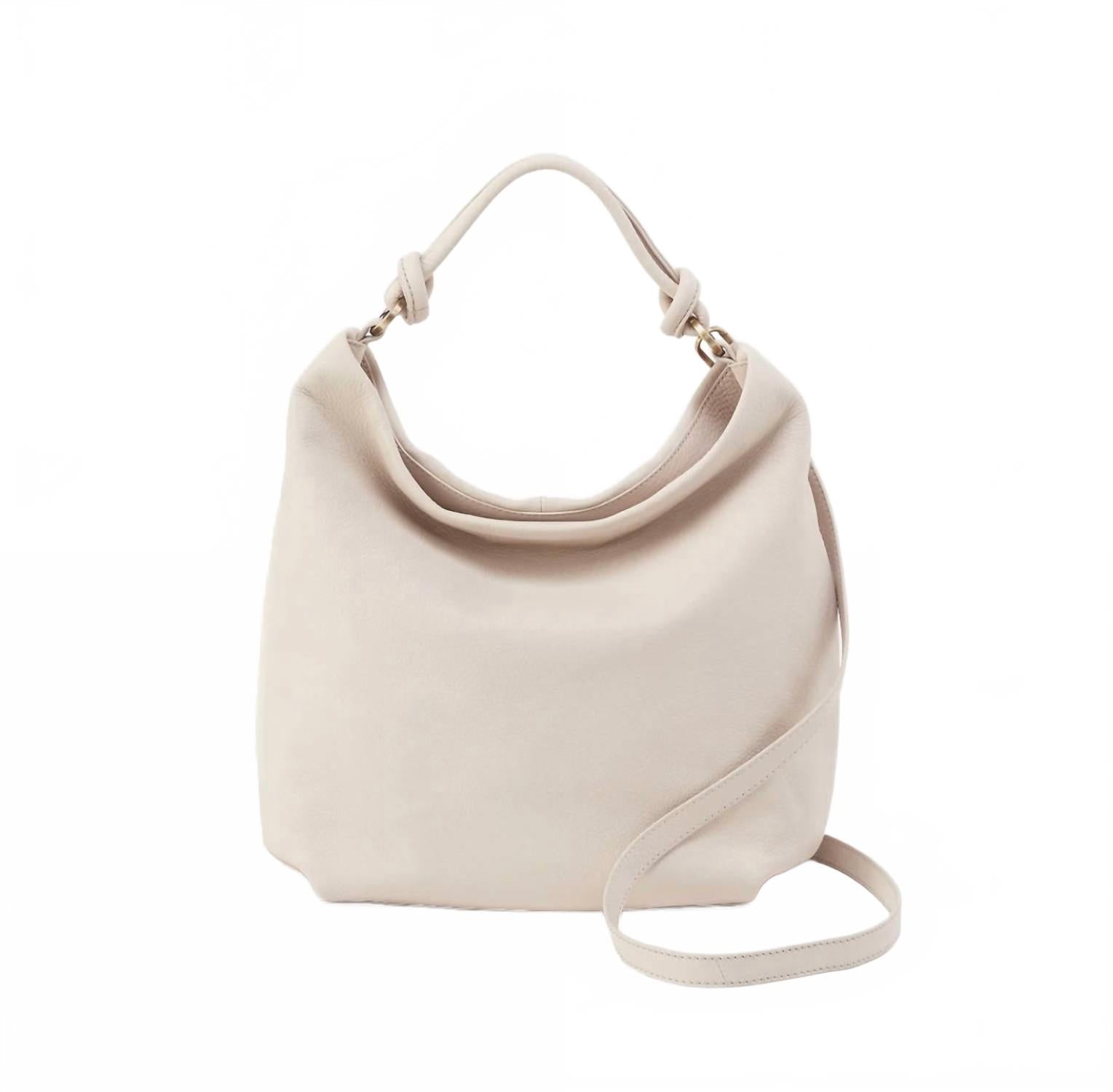 

Женская сумка Lindley в цвете Stone из мягкой шагрени HOBO, Stone/Soft Pebbled Leather
