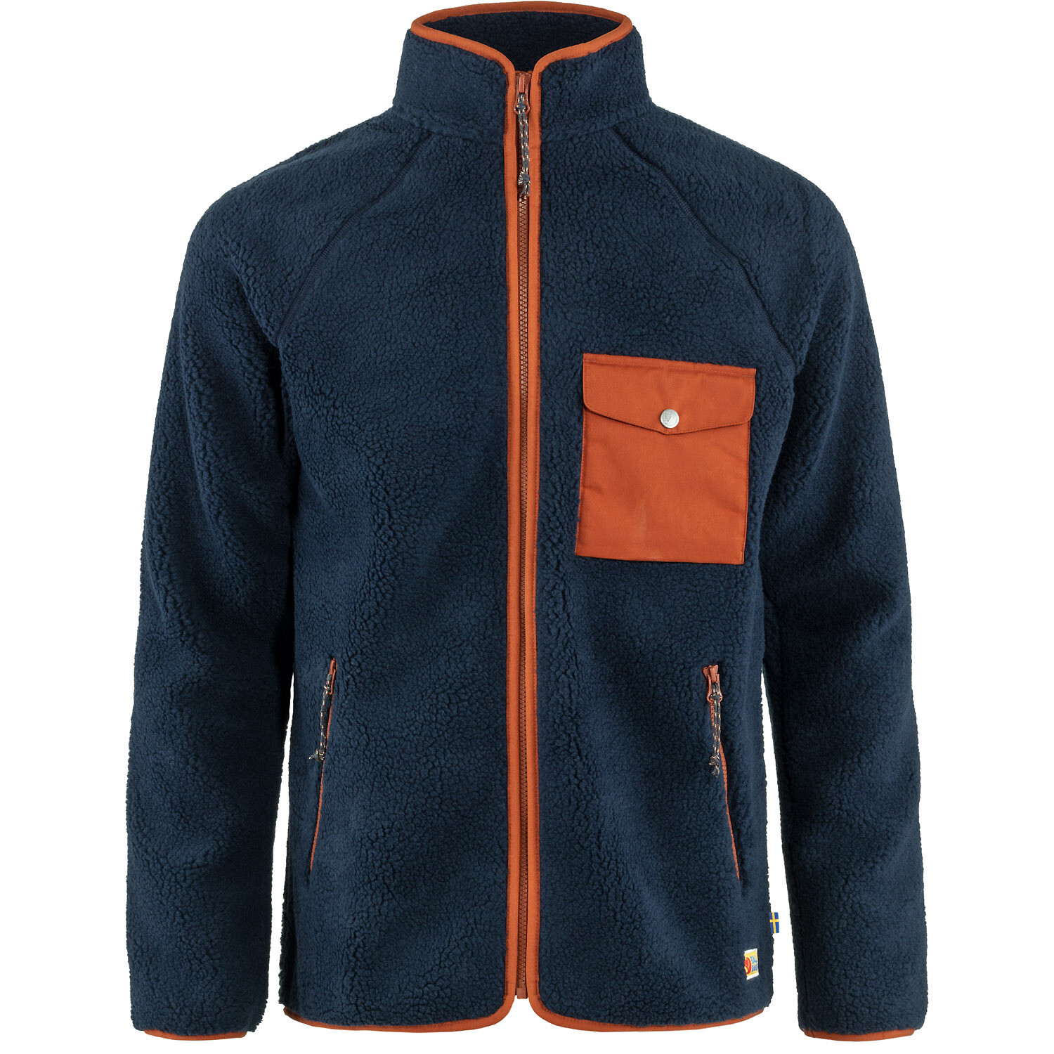 

Толстовка FJÄLLRÄVEN Teddyfleecejacke Vardag, морской