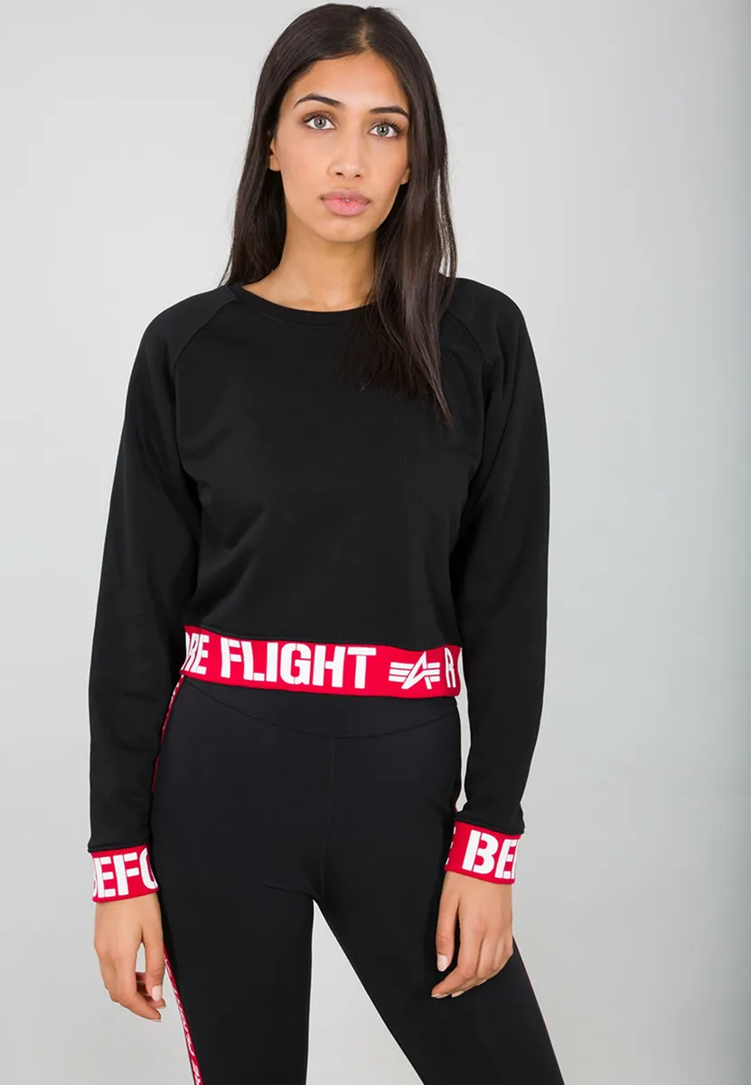 

Свитер Alpha Industries " Alpha Industries Женщины - Толстовки RBF Укороченный свитер Wmn", черный