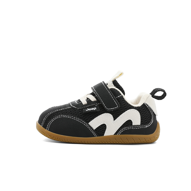 

Spring Morning 20 противоскользящие, износостойкие, дышащие низкие детские кроссовки Jeep, черный