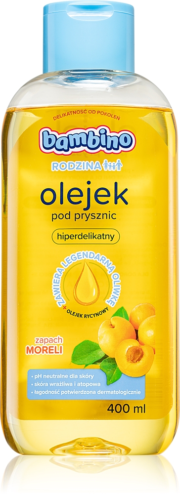 

Семейное масло для душа с абрикосовым маслом для душа Bambino, apricot 400 мл