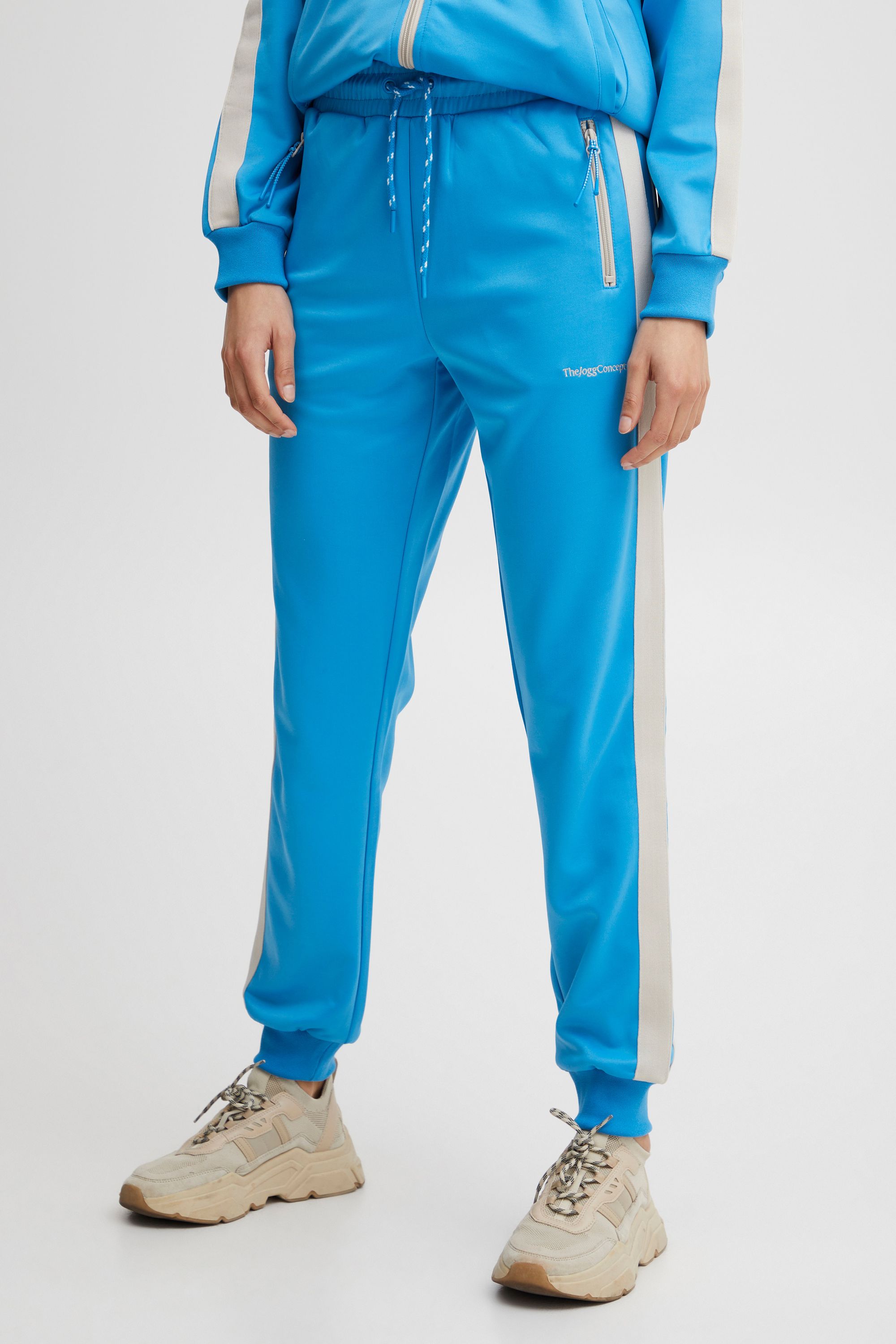 

Брюки TheJoggConcept. Jogger Pants JCSIMA RIB PA 22800167, синий