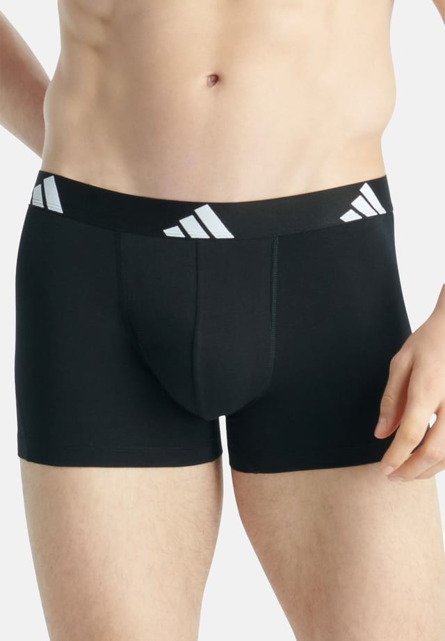 Ретро шорты/брюки 6 пар в упаковке активный гибкий хлопок Adidas, черный — фото 2