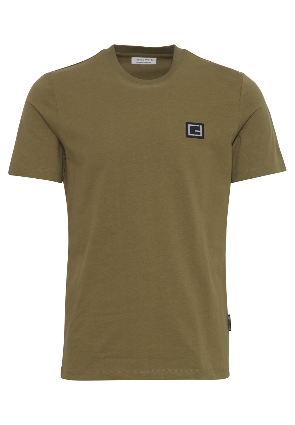 

Базовая футболка THOR TEE WITH LOGO BADGE Casual Friday, цвет Evergreen