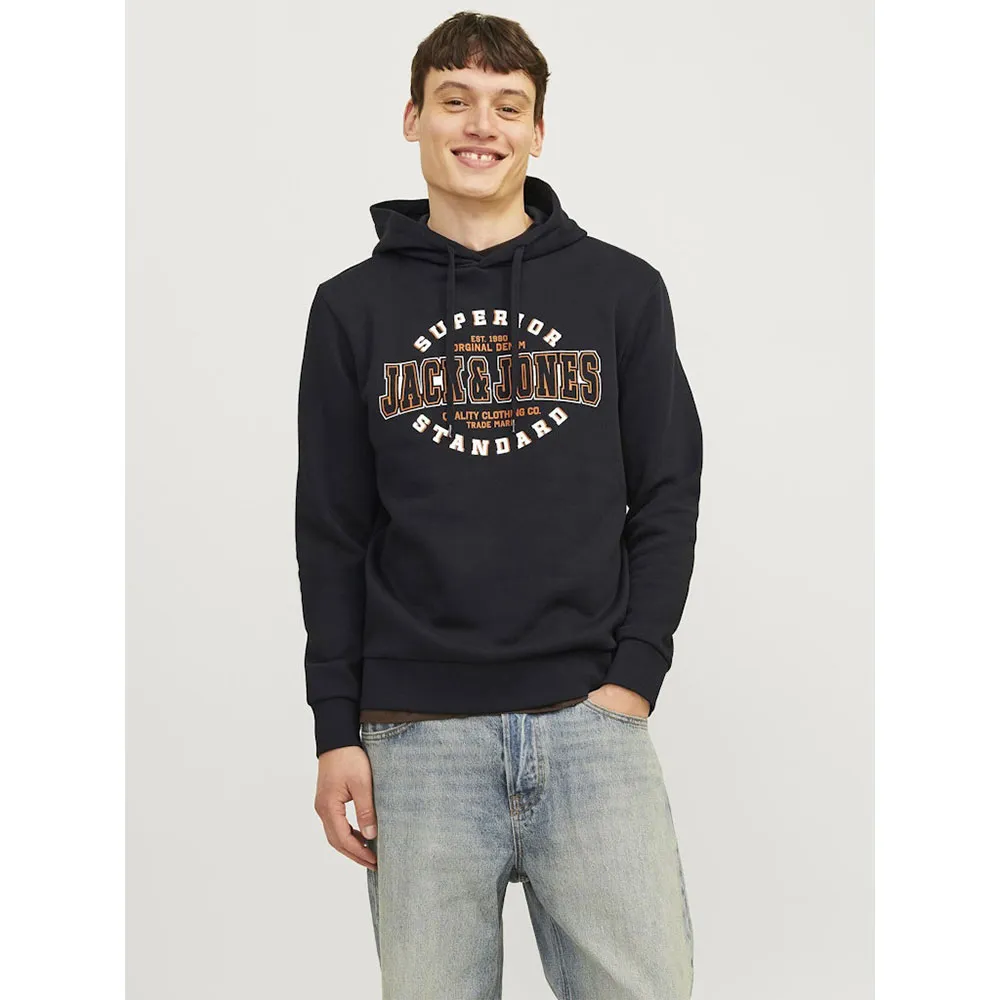 

Худи Jack & Jones Logo 2 Col, черный