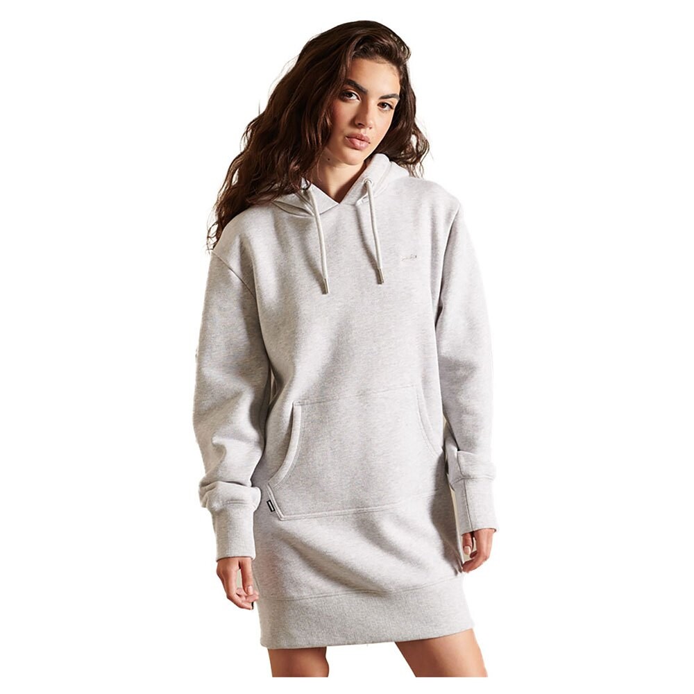 

Платье Superdry Vintage Logo Embroidered, серый