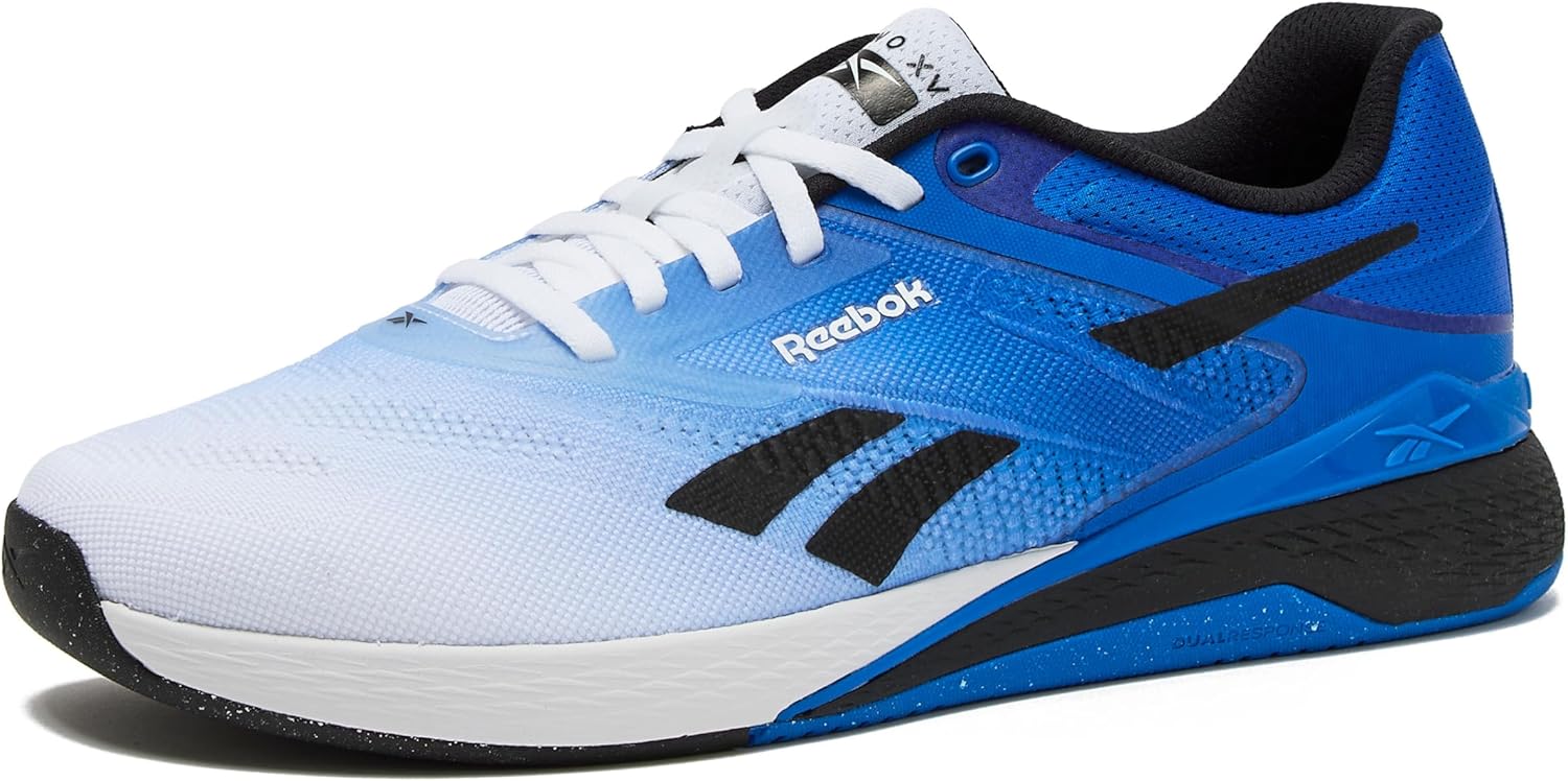 

Мужские кроссовки Reebok Nano X5, для кросс-тренинга и легкого бега, белый/черный/синий