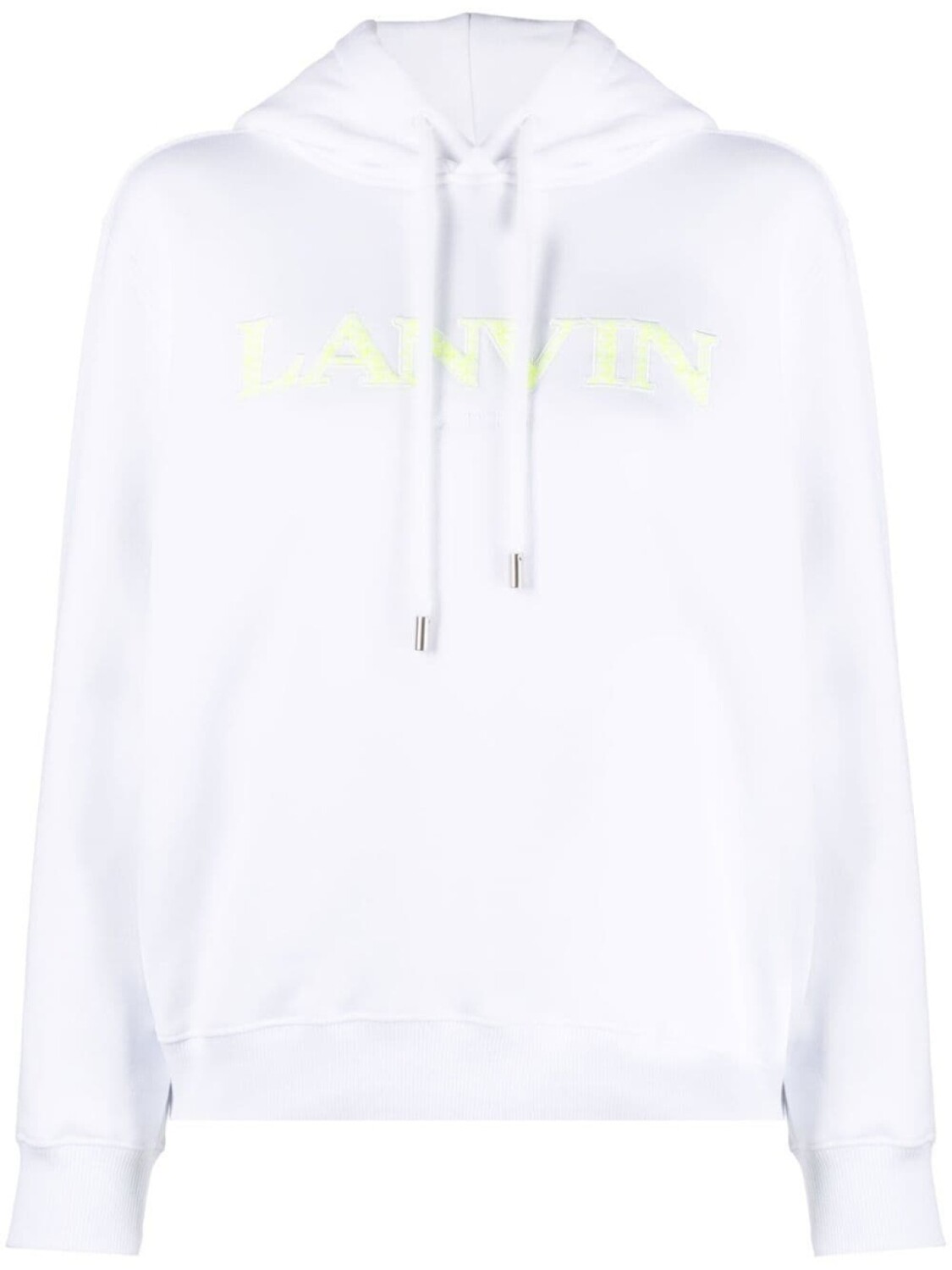 

Lanvin худи с вышитым логотипом, белый