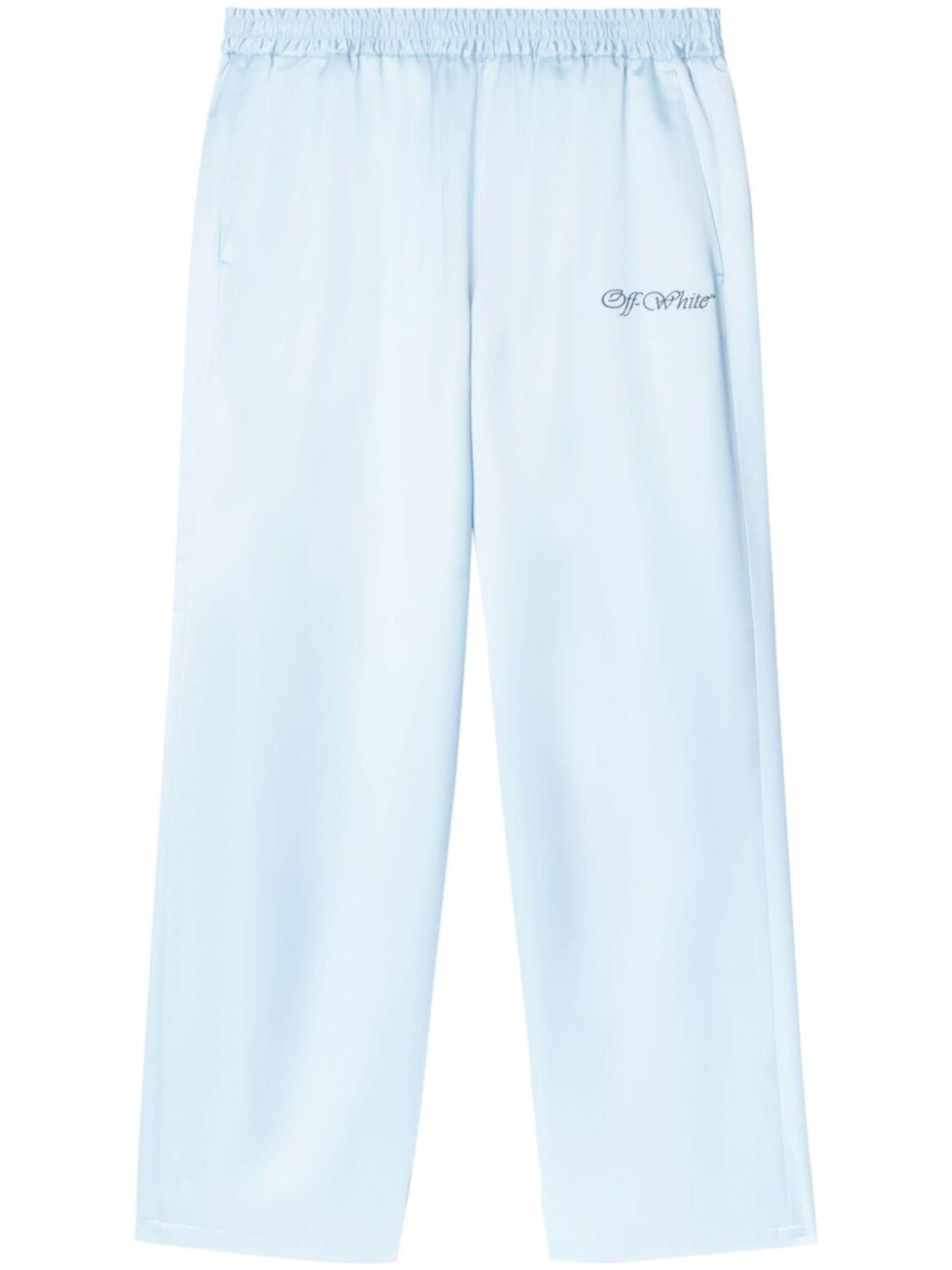 

Off-White спортивные брюки с вышитым логотипом, синий
