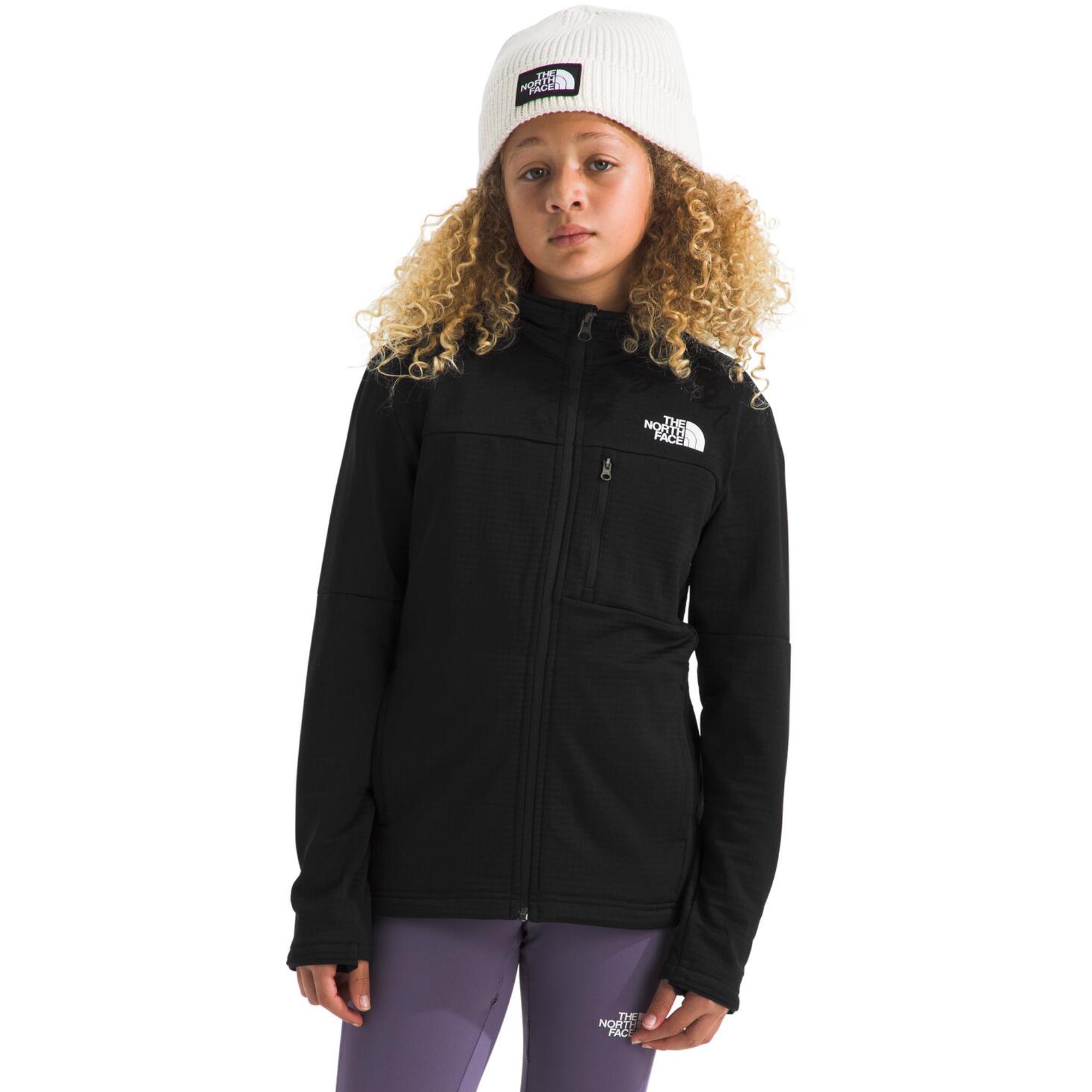 

Детская походная куртка-полупильник на молнии The North Face, TNF Black