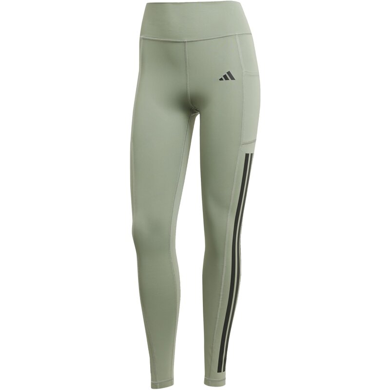 

Оптимальный облегающий три полоски по всей длине Adidas, цвет silgrn