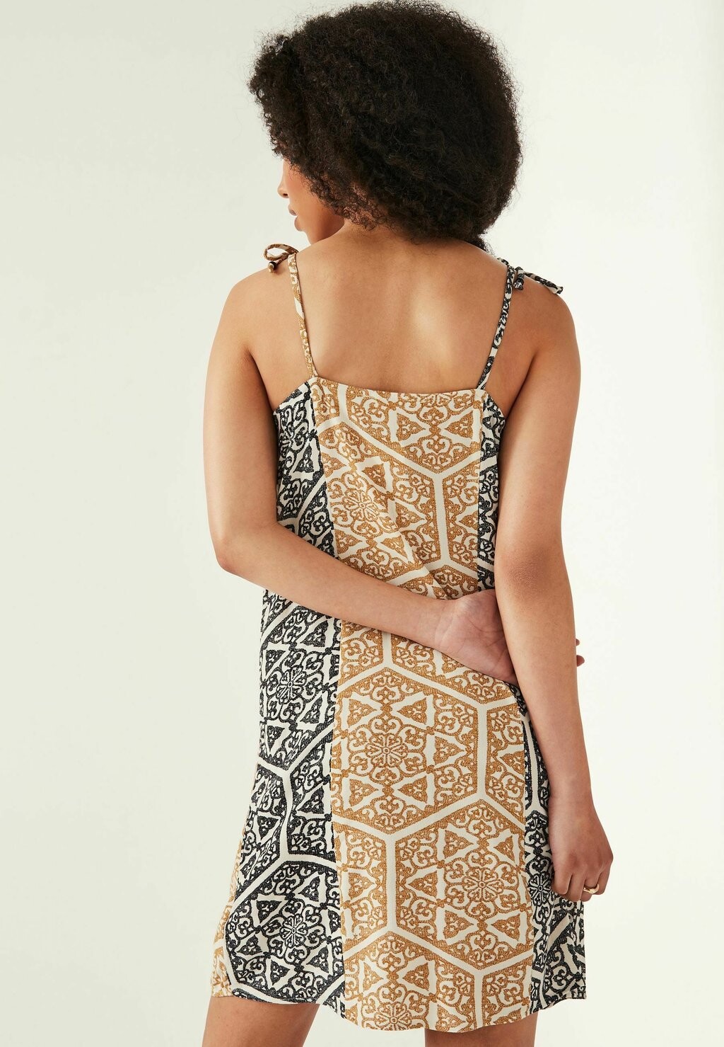 

Повседневное платье TIE FRONT SUMMER, REGULAR FIT Next, оранжевый