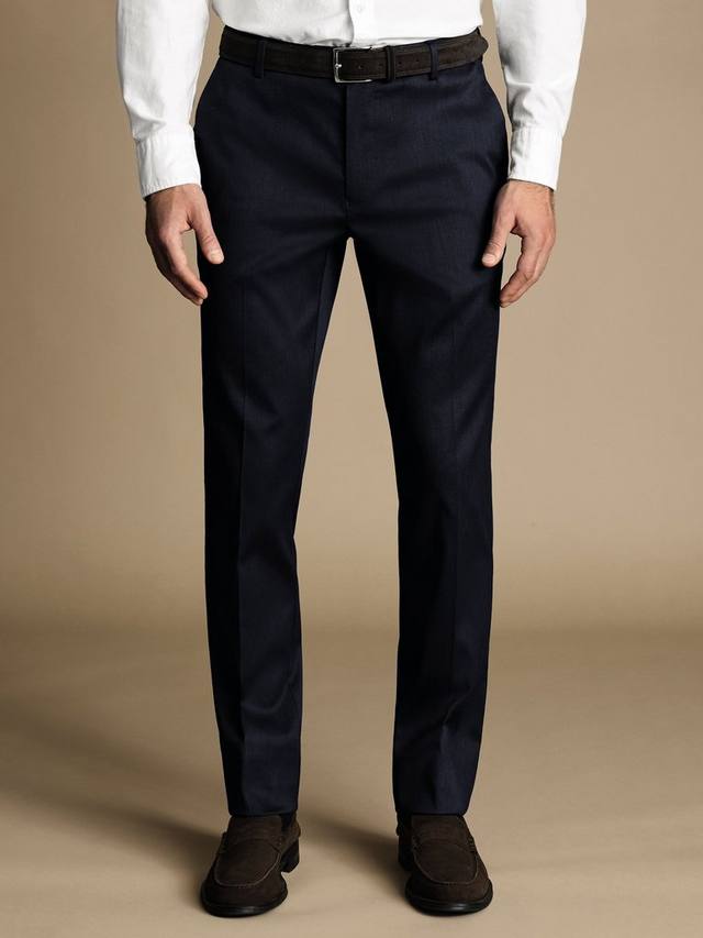 

Мужские брюки Charles Tyrwhitt, цвет Denim Blue