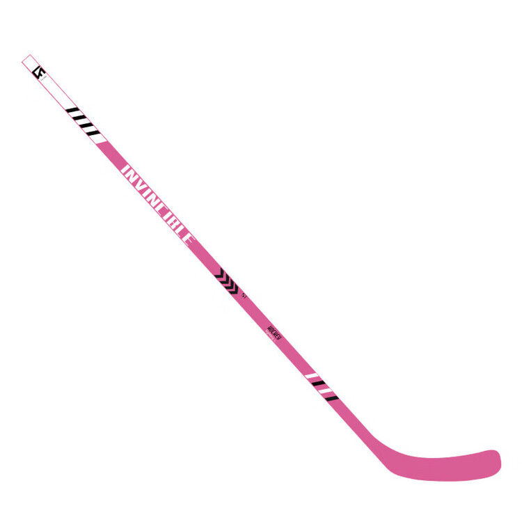 

He Jiagong Клюшка для хоккея на льду, детская, сухая тренировка, Pure Pink, 130 см, правша